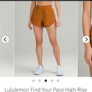 Lululemon Find Your Pace High-Rise Lined Shorts